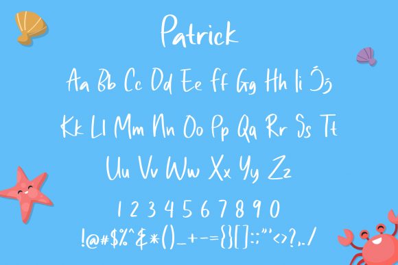 Patrick Font Poster 2