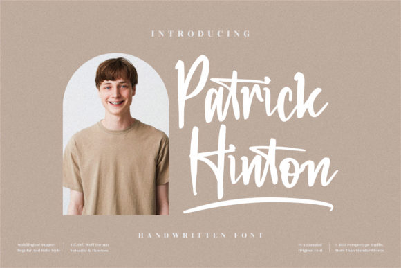 Patrick Hinton Font Poster 1