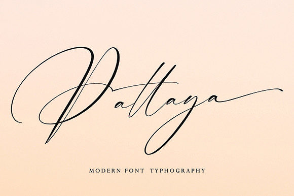 Pattaya Font Poster 1