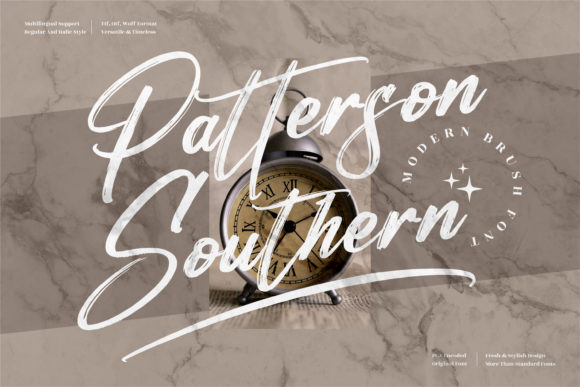 Patterson Southern Font Poster 1