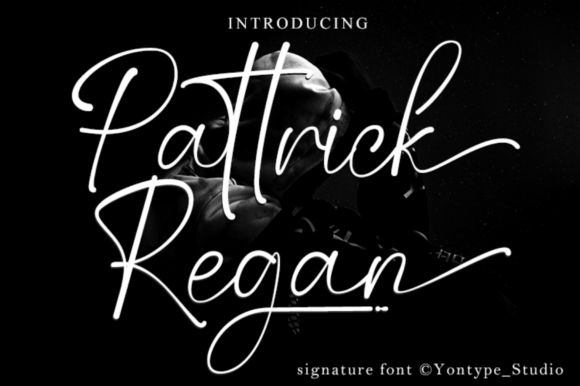 Pattrick Regan Font Poster 1