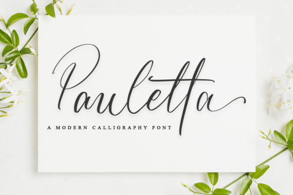 Pauletta Font Poster 1