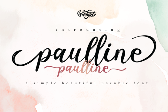Paulline Font Poster 1