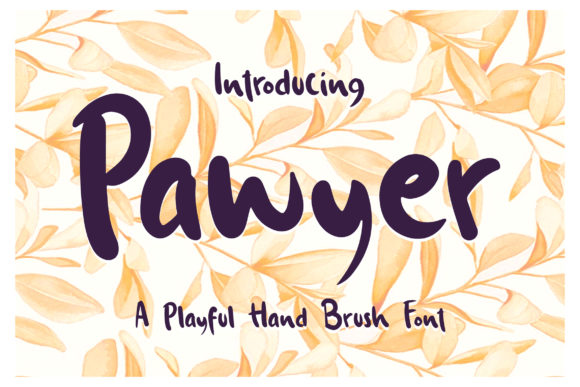 Pawyer Font Poster 1