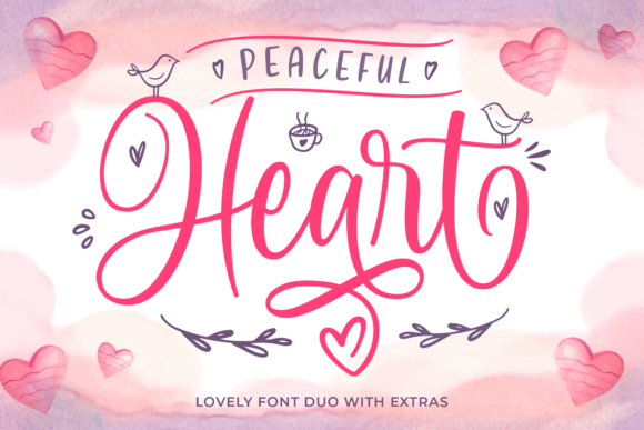 Peaceful Heart Font