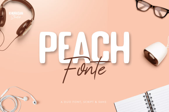Peach Fonte Font Poster 1