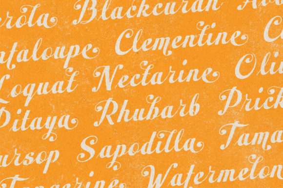 Peacher Font Poster 9