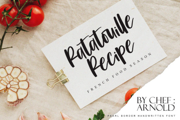 Pearl Border Font Poster 12