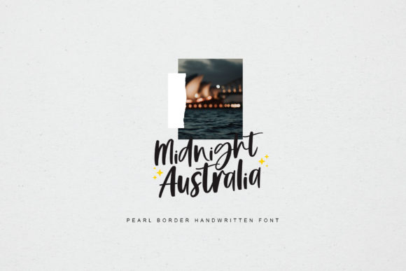 Pearl Border Font Poster 5