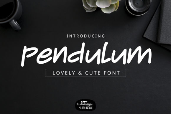 Pendulum Font Poster 1