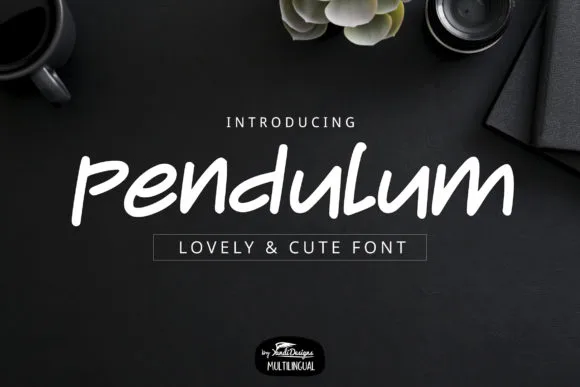 Pendulum Font Pendulum Font Poster 1