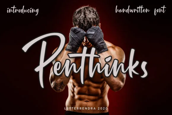 Penthinks Font Penthinks Font Poster 1