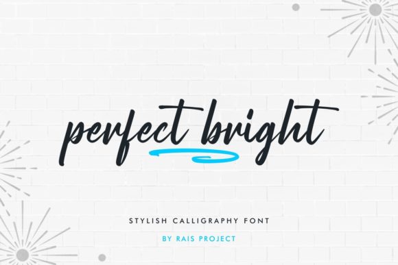Perfect Bright Font Poster 1