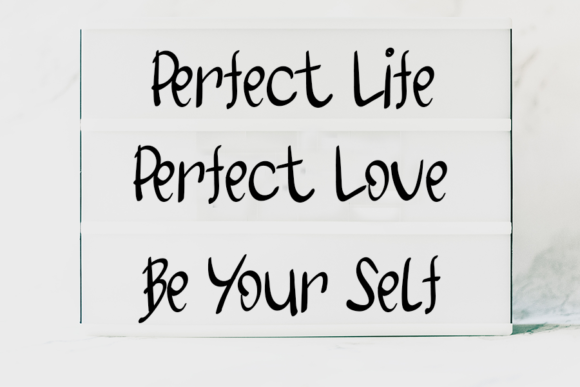 Perfect Love Font Poster 4