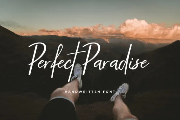 Perfect Paradise Font Perfect Paradise Font Poster 1