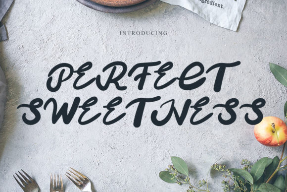 Perfect Sweetness Font Poster 1