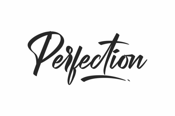 Perfection Font Poster 1