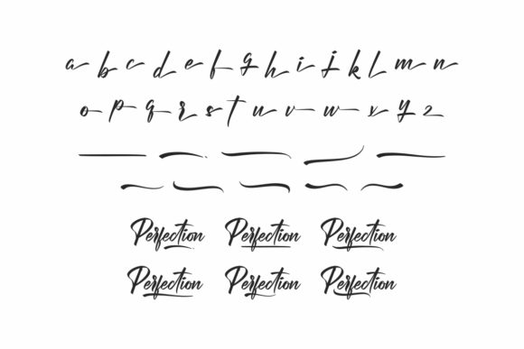 Perfection Font Poster 7