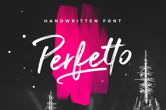 Perfetto Font Poster 1