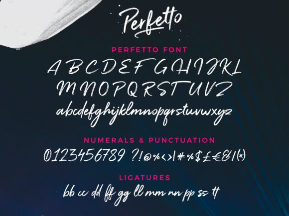 Perfetto Font Poster 7