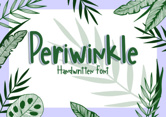 Periwinkle Font Poster 1