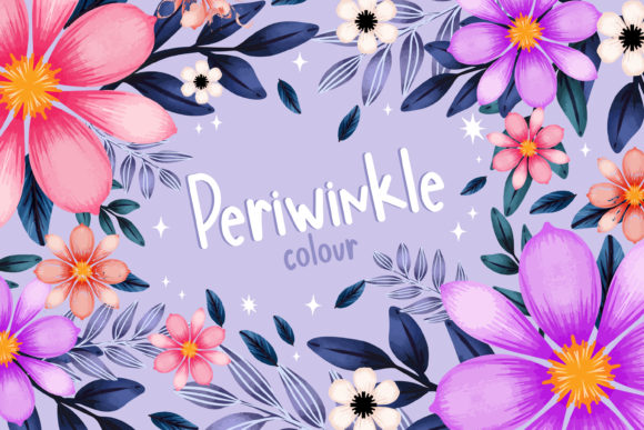 Periwinkle Font Poster 4