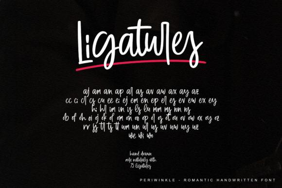 Periwinkle Font Poster 11