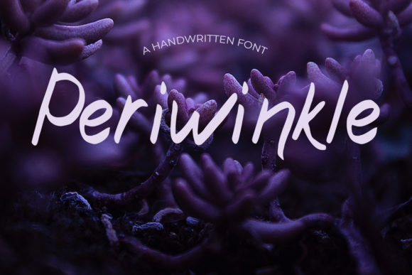 Periwinkle Font Poster 1