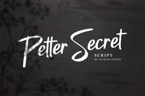 Petter Secret Font Poster 1