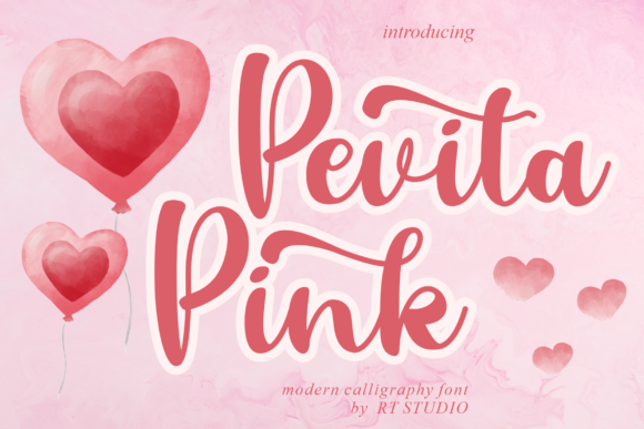 Pevita Pink Font Poster 1