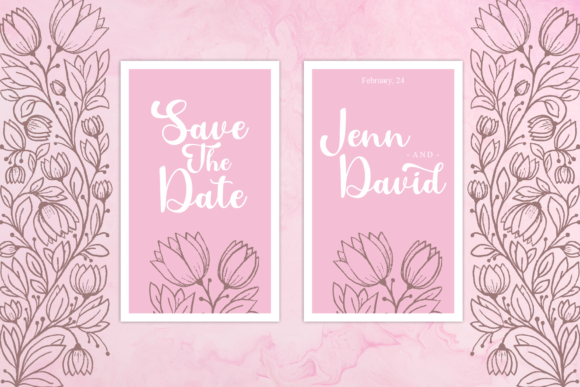 Pevita Pink Font Poster 5