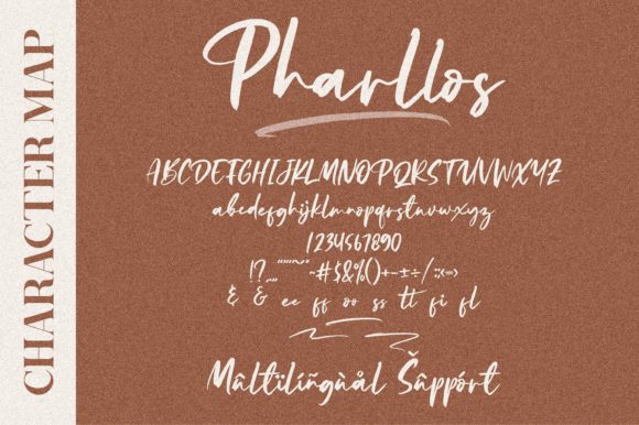 Pharllos Font Poster 2