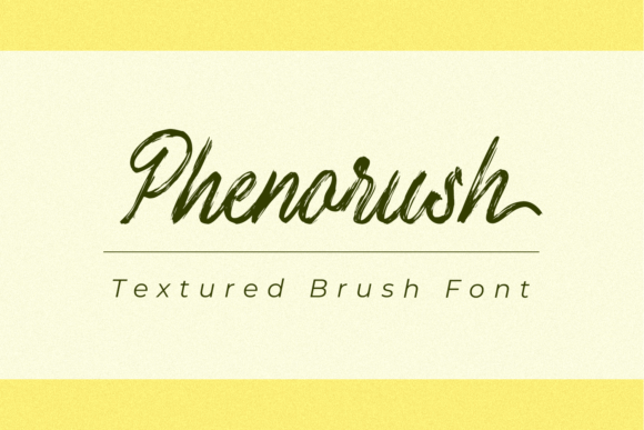 Phenorush Font Poster 1