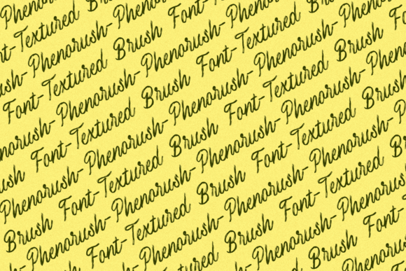 Phenorush Font Poster 2