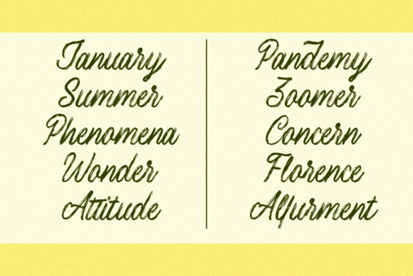 Phenorush Font Poster 3