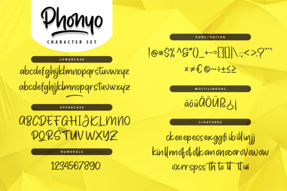 Phonyo Font Poster 6