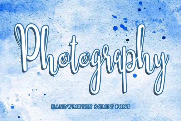 Photography Font Poster 1