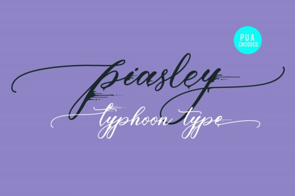 Piasley Font Poster 3