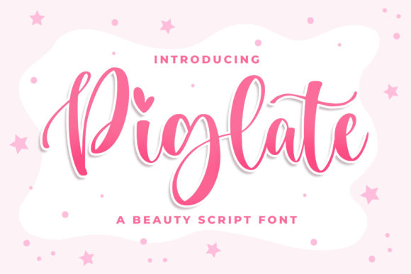 Piglate Font Poster 1