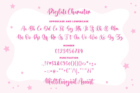 Piglate Font Poster 8