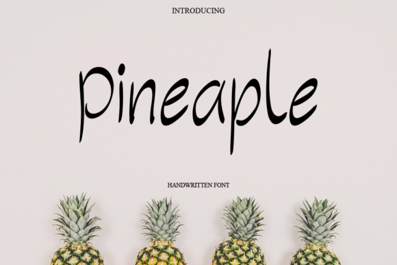Pineaple Font Poster 1