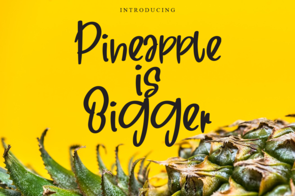 Pineapple in Bigger Font Poster 1