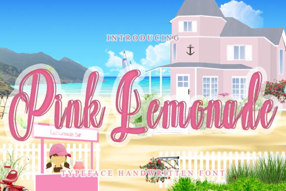 Pink Lemonade Font Poster 1