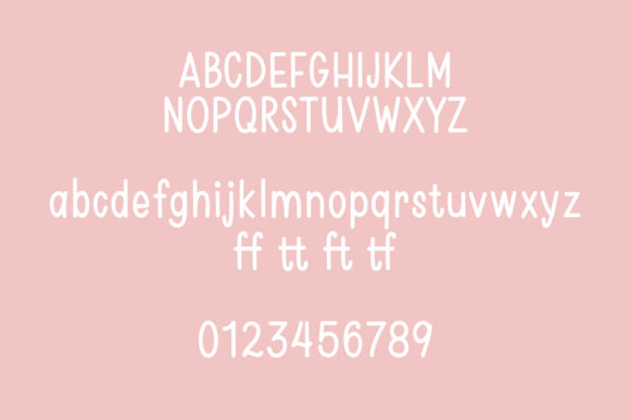 Pink Sprinkles Font Poster 9