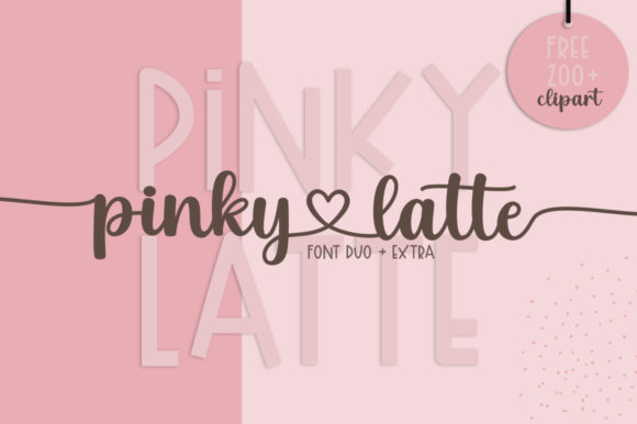 Pinky Latte Font Poster 1