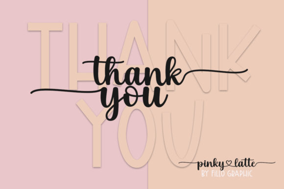 Pinky Latte Font Poster 11