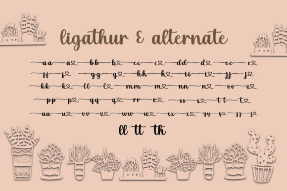 Pinky Latte Font Poster 7