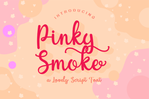Pinky Smoke Font Poster 1