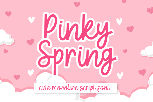 Pinky Spring Font Poster 1
