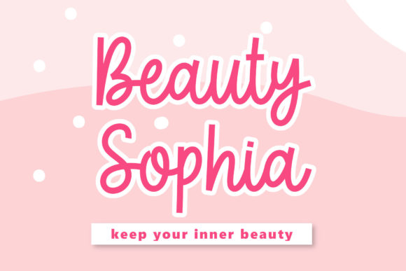 Pinky Spring Font Poster 2